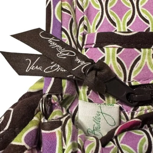 Vera Bradley Floral Bag With Clasp - Picture 12 of 16